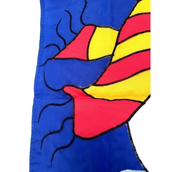 Christmas Holiday Winter Frosty Snowman Flag House Garden Yard Wall Art Banner - Picture 3 of 5